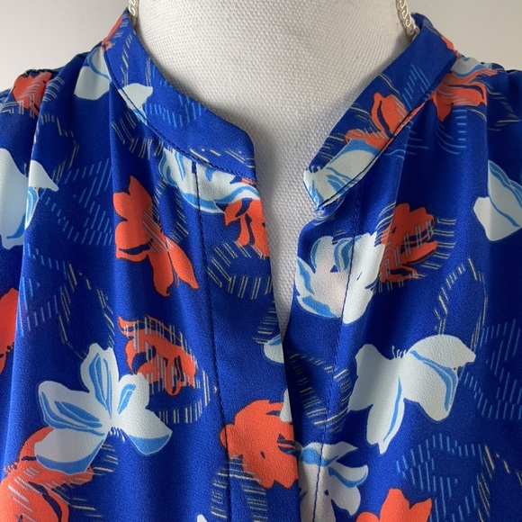 Halogen floral dress with cinch waist, size small - Picture 2 of 6